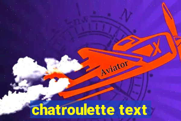 chatroulette text